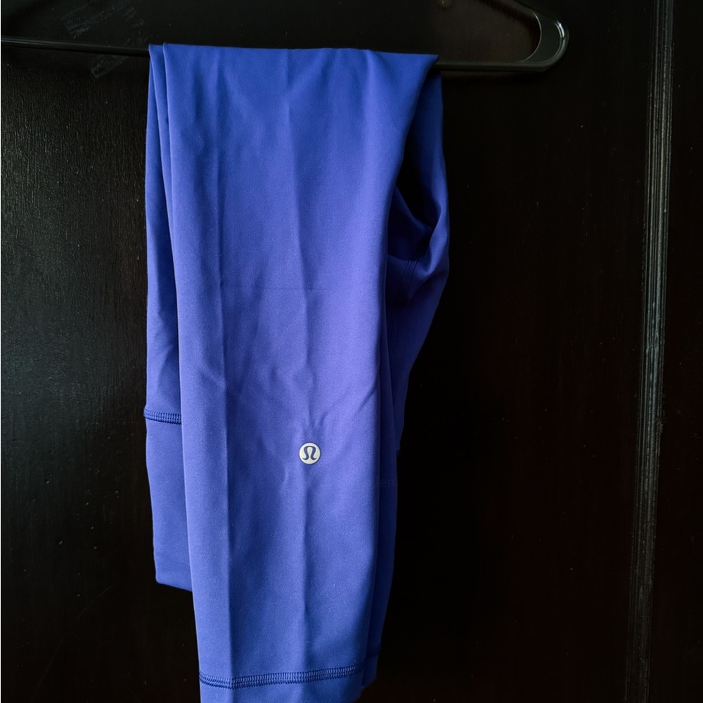 lululemon Wunder Train High Rise Crop 23” leggings - Deep Blue Sea